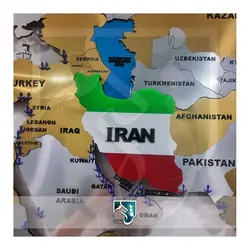 نقشه بنادر نفتی جهان با نور مخفی EMP33-xxL