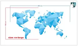 نقشه بنادر نفتی جهان با نور مخفی EMP33-xxL