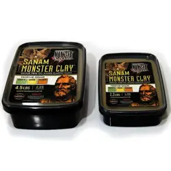 خمیر مجسمه سازی خشک نشو (خمیر روسی) SOFT صنم  مدل مانستر یک کیلو گرمی