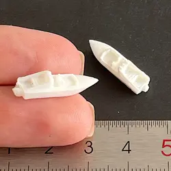 ماکت قایق تفریحی طول 2 سانتیمتر بسته 2 عددی