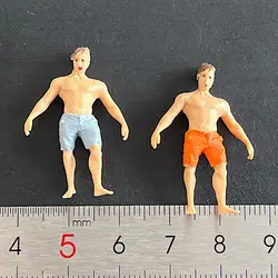 ماکت آدمک آقا مدل ساحلی سایز 3 سانتیمتر بسته 2 عددی