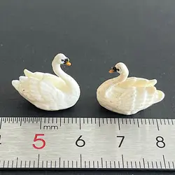 ماکت قو با بال بسته 2 سانتیمتر بسته دو عددی