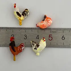 ماکت مرغ و خروس 1 سانتیمتر بسته دو عددی