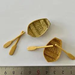 ماکت قایق پارویی پهن طول 3 سانتیمتر بسته دو عددی