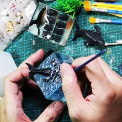 ماکت مینیاتوری قایق با پارو