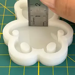 قالب سیلیکونی رزین مدل آویز خرس تدی 5 سانتیمتر