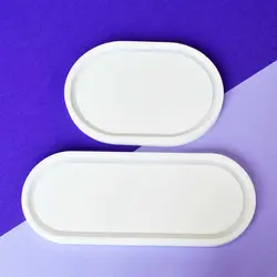 قالب سیلیکونی رزین بیضی لبه دار 11*16 سانتی‌متر