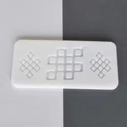 قالب سیلیکونی رزین مناسب گوشواره و گردنبند مدل کاشی مرمر