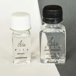 بسته کار با رزین اپوکسی فیلو باکس مدل جاکلیدی شکوفه و برگ