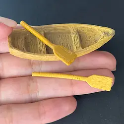 ماکت قایق پارویی رزینی طول 6.5 سانتیمتر