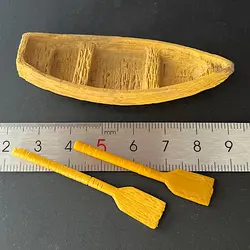 ماکت قایق پارویی رزینی طول 6.5 سانتیمتر