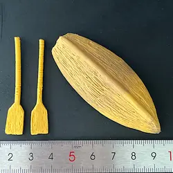 ماکت قایق پارویی رزینی طول 6.5 سانتیمتر