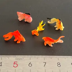ماکت ماهی قرمز 15 میلیمتر بسته 5 عددی