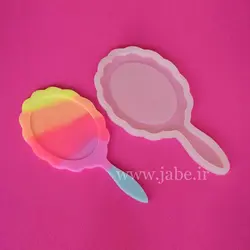 قالب سیلیکونی رزین مدل قاب آینه دستی 12*25 سانتی متر
