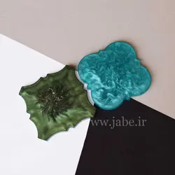 قالب سیلیکونی رزین مدل کاشی مراکشی گوشه مربع 13*13 سانتی متر