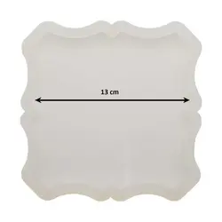 قالب سیلیکونی رزین مدل کاشی مراکشی گوشه مربع 13*13 سانتی متر