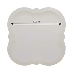 قالب سیلیکونی رزین مدل کاشی مراکشی گوشه گرد 12.5*12.5 سانتی متر