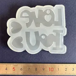 قالب سیلیکونی رزین مدل I LOVE YOU پنج سانتیمتر