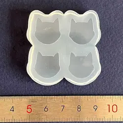قالب سیلیکونی اشکال زیور آلات طرح گربه چهار تایی
