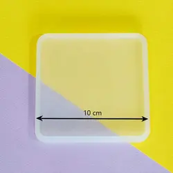 قالب سیلیکونی رزین مدل مربع طرحدار 10*10 سانتی‌متر