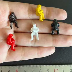 ماکت آدمک اسکیمو نشسته  2 سانتیمتر بسته 5 عددی