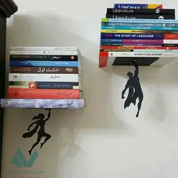 نگهدارنده کتاب طرح سوپرمن(دیواری)