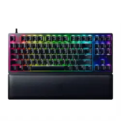 کیبورد اپتیکال گیمینگ ریزر Huntsman V2 TKL Purple SwitchRazer Huntsman V2 Tenkeyless Purple Switch Optical Gaming Keyboard