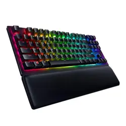 کیبورد اپتیکال گیمینگ ریزر Huntsman V2 TKL Purple SwitchRazer Huntsman V2 Tenkeyless Purple Switch Optical Gaming Keyboard