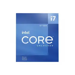پردازنده اینتل باکس Core i7-12700K CPUIntel Core i7 12700K 2.7GHz LGA 1700 Alder Lake BOX CPU