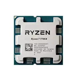 پردازنده بدون باکس ای ام دی  Ryzen 7 7700X AM5(فروش به‌صورت باندل با مادربرد)AMD Ryzen 7 7700X AM5 Processor