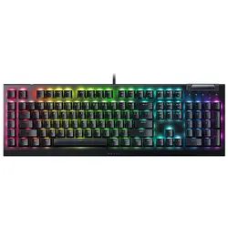 کیبورد گیمینگ ریزر مدل RAZER Blackwidow V4X Green Switch