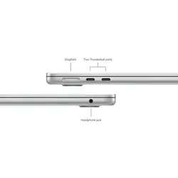 مک بوک ایر ۱۵اینچ اپل مدل Apple MacBook Air 2024 MXD23 M3 16GB 512GB Silver
