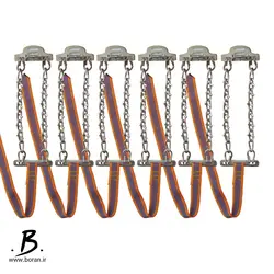 زنجیر چرخ کمربندی یخ شکن گالوانیزه - سایز  13-14-15