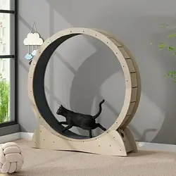 قیمت و خرید تردمیل حیوانات گربه ، سگ ( محصول کاربردی برای تخلیه انرژی ) | تردمیل دورانی حیوان خانگی | کیفیت عالی - فروشگاه اینترنتی دبی مد