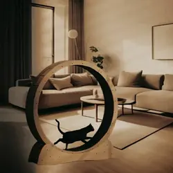 قیمت و خرید تردمیل حیوانات گربه ، سگ ( محصول کاربردی برای تخلیه انرژی ) | تردمیل دورانی حیوان خانگی | کیفیت عالی - فروشگاه اینترنتی دبی مد