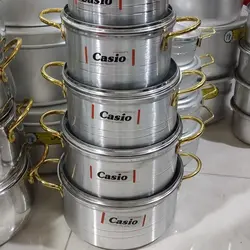 قیمت و خرید سرویس قابلمه 14پارچه کاسیو درب شیشه ای CASIO | لوازم پخت و پز | لوازم خانگی | جهیزیه عروس | کادو روز زن - فروشگاه اینترنتی دبی مد