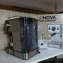 قیمت و خرید قهوه ساز و اسپرسو ساز نوا 159 اصل با موتور و پمپ ایتالیایی اصل و تمامی ملزومات و سینی حرارتی | جهیزیه عروس | قهوه ساز اصل | مناسب کافه و سوپر مارکت - فروشگاه اینترنتی دبی مد