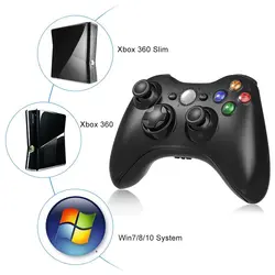 دسته بازی ایکس باکس بیسیم مدل اسلیم همراه دانگل اتصال| برای XBOX 360 و Pc|برد اصلی