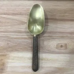 قاشق آجیل دسته چوبی بزرگ