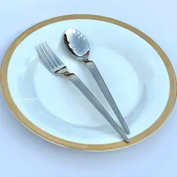 قاشق و چنگال 24 نفره رزنتال طرح هارمونی