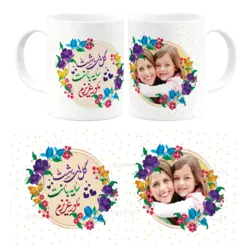 ماگ گل های بهشت سایه بانت مادر عزیزم مدل AF 2
