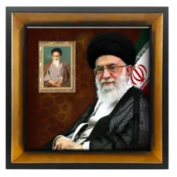تابلو کاشی رهبر و قاب عکس امام خمینی مدل 2Y 5