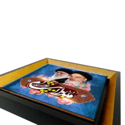 تابلو کاشی ما با ولایت زنده ایم مدل 2Y 9