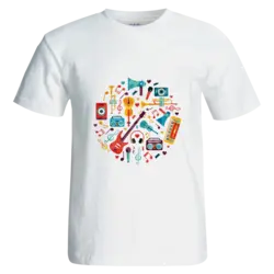 تیشرت گیتار مدل AC 3