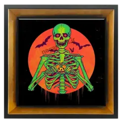 تابلو کاشی اسکلت عاشق مدل AB 8