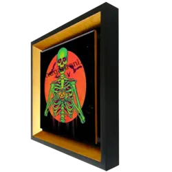 تابلو کاشی اسکلت عاشق مدل AB 8