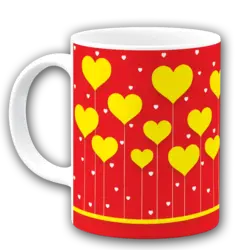 ماگ دل را قرار نیست مگر در کنار تو مدل AH116