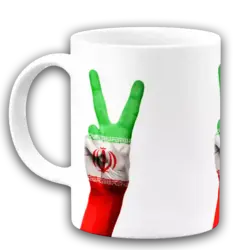 ماگ پرچم ایران مدل AE1