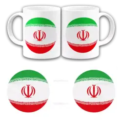 ماگ پرچم ایران مدل AE2