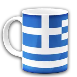 ماگ پرچم یونان مدل AE14